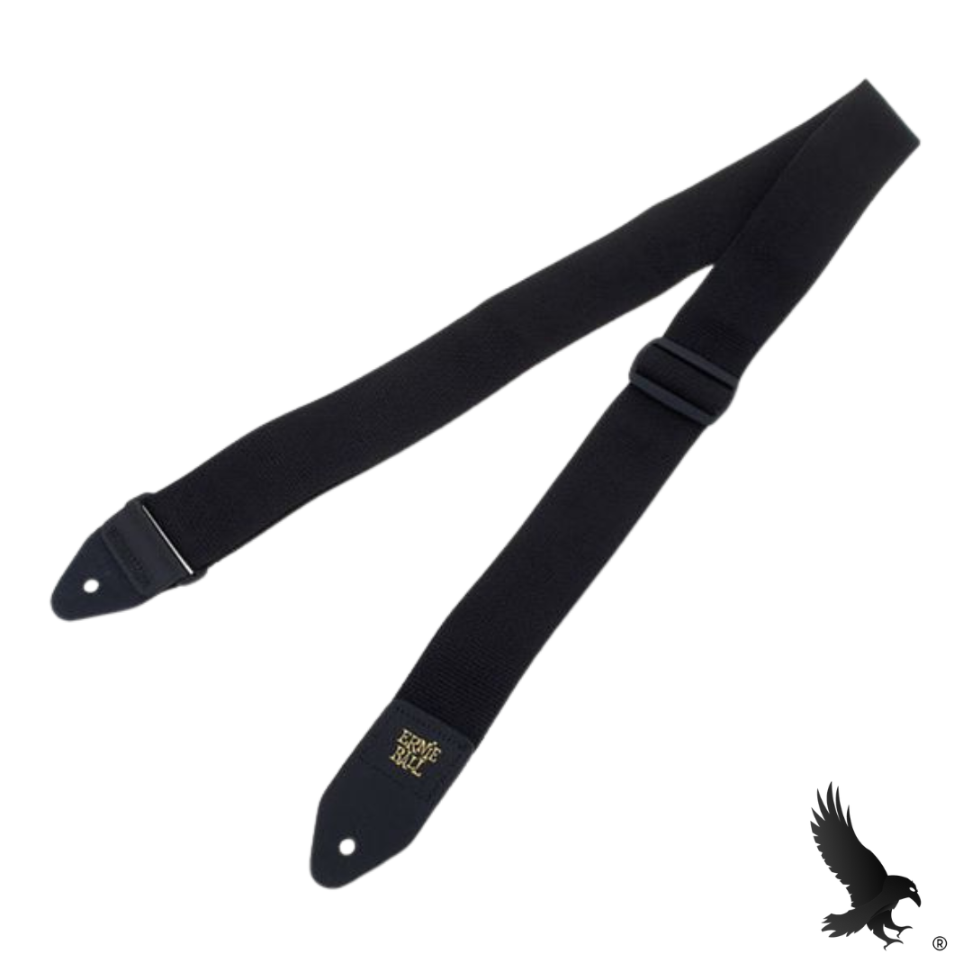 Correa de Nylon Negra para Guitarra/Bajo - Ernie Ball Nylon Strap
