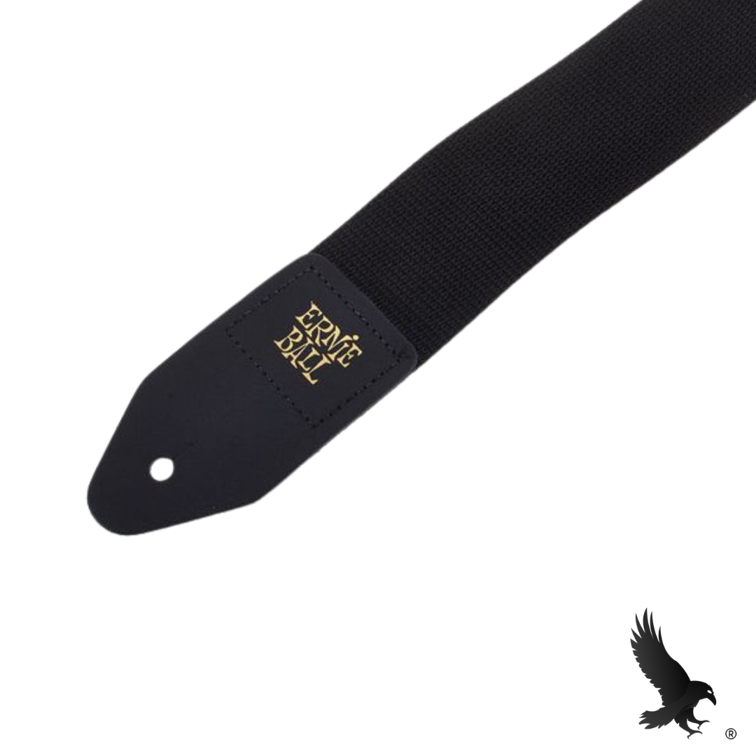 Correa de Nylon Negra para Guitarra/Bajo - Ernie Ball Nylon Strap