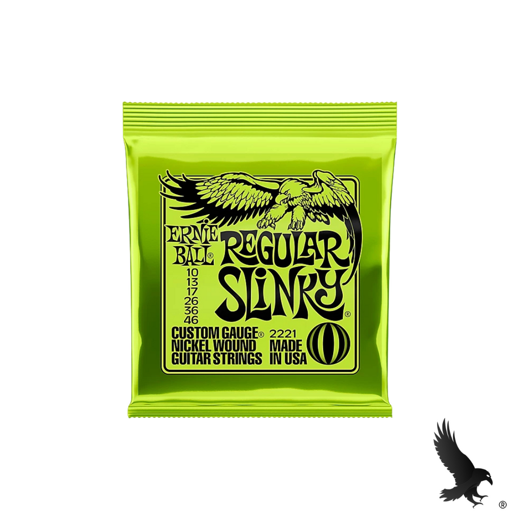 Juego de Cuerdas para Guitarra Eléctrica (Regular Slinky 10-46) - Ernie Ball 2221 Nickel Wound