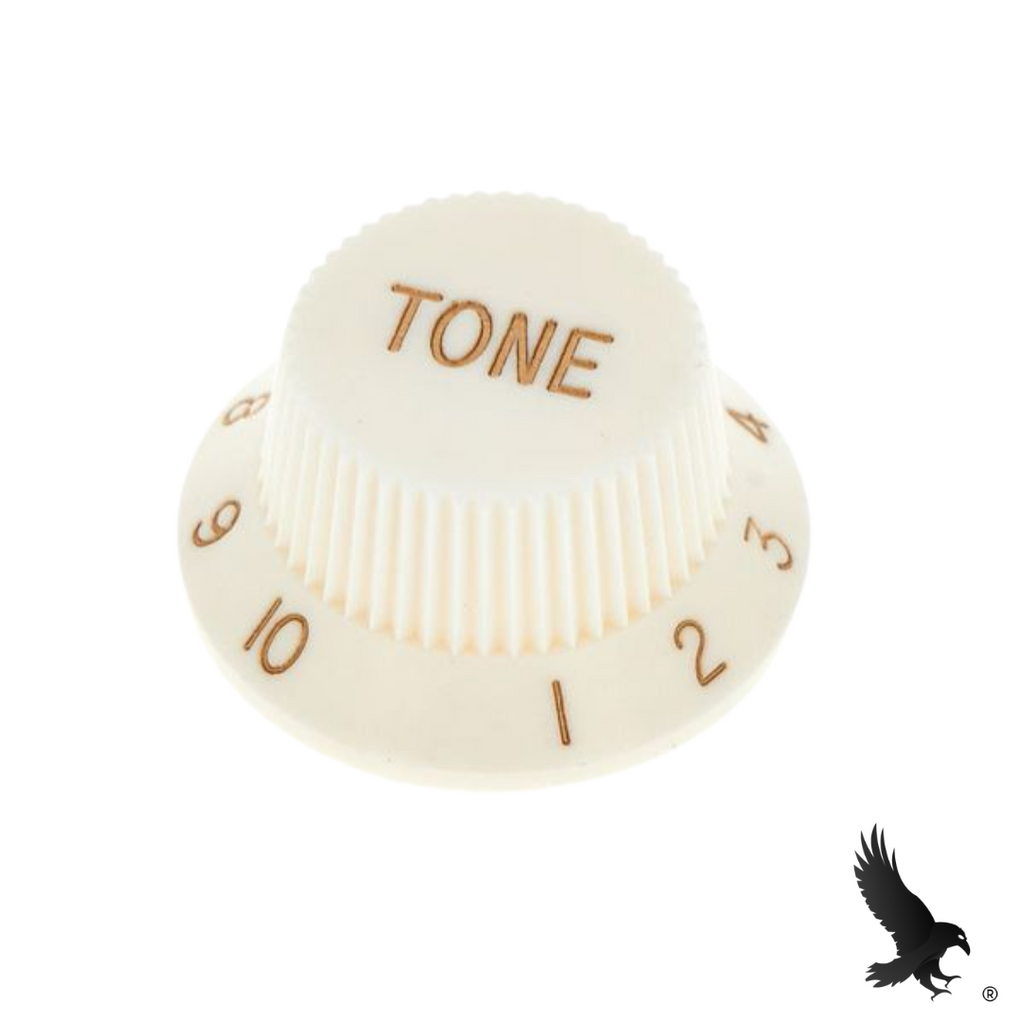 Knob de Tono Crema con Dorado - Harley Benton Parts Tone Poti Knob WH