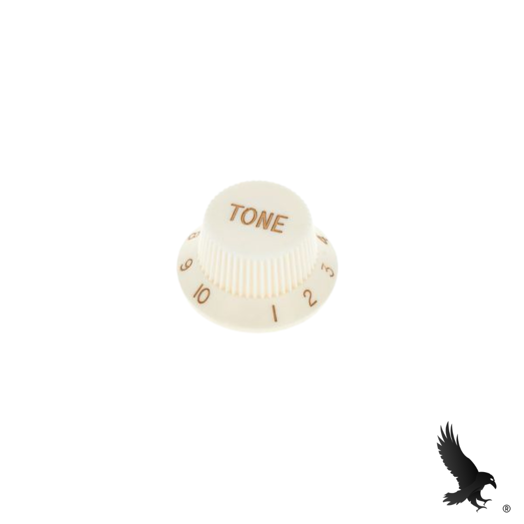 Knob de Tono Crema con Dorado - Harley Benton Parts Tone Poti Knob WH