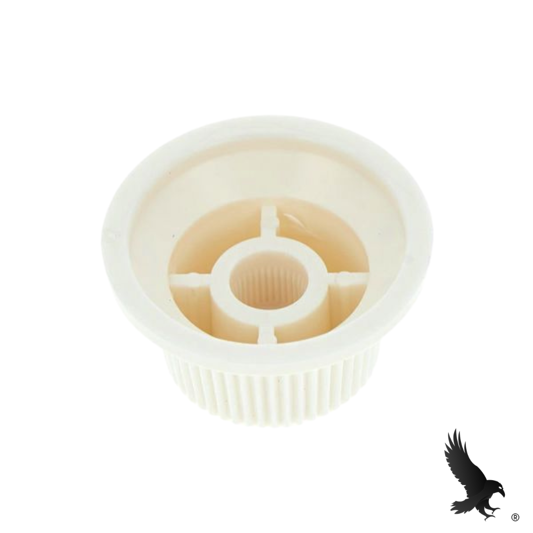 Knob de Volumen Blanco con Dorado - Harley Benton Parts Volume Poti Knob White