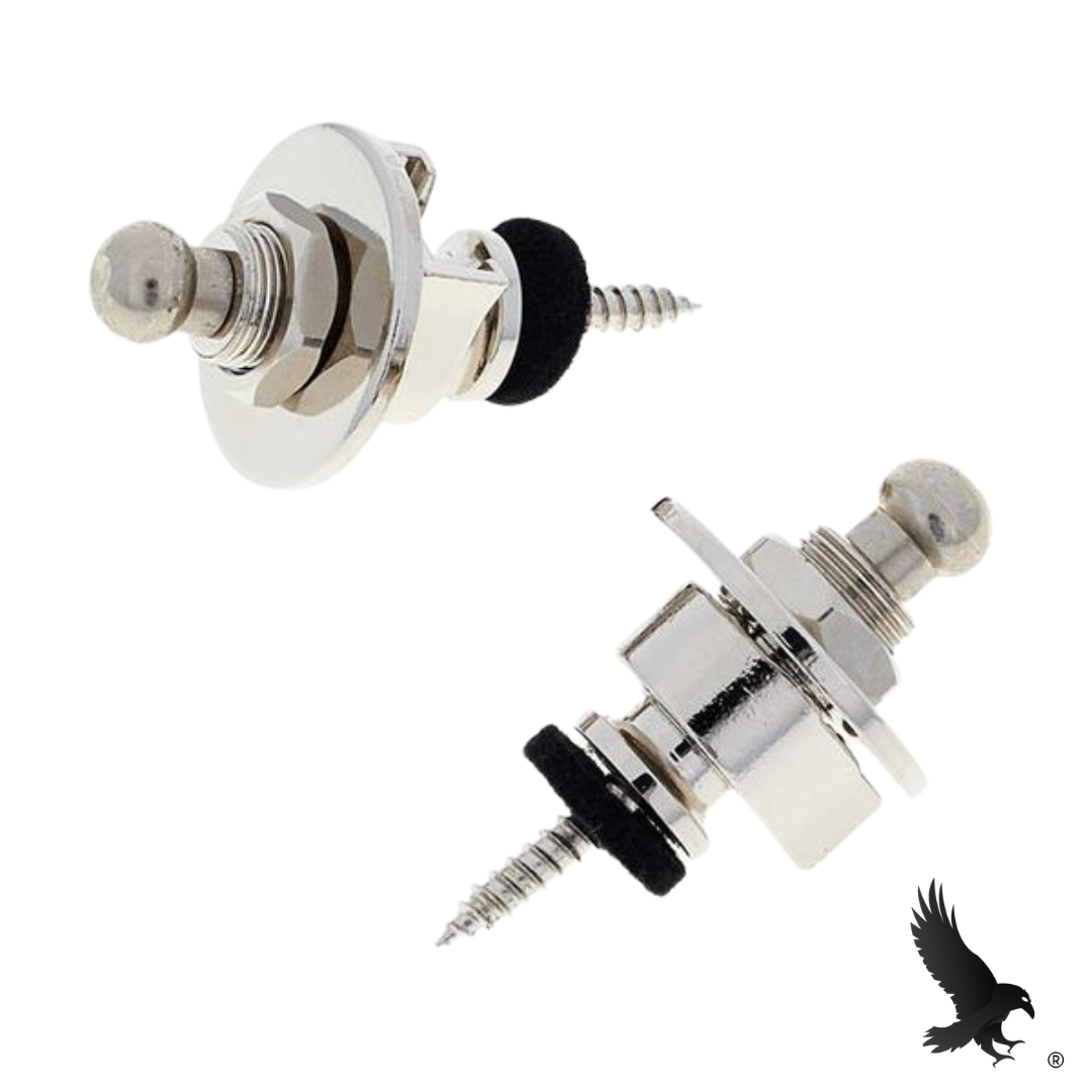 Seguro de Correa Níquel para Guitarra/Bajo - Harley Benton Security Locks NI
