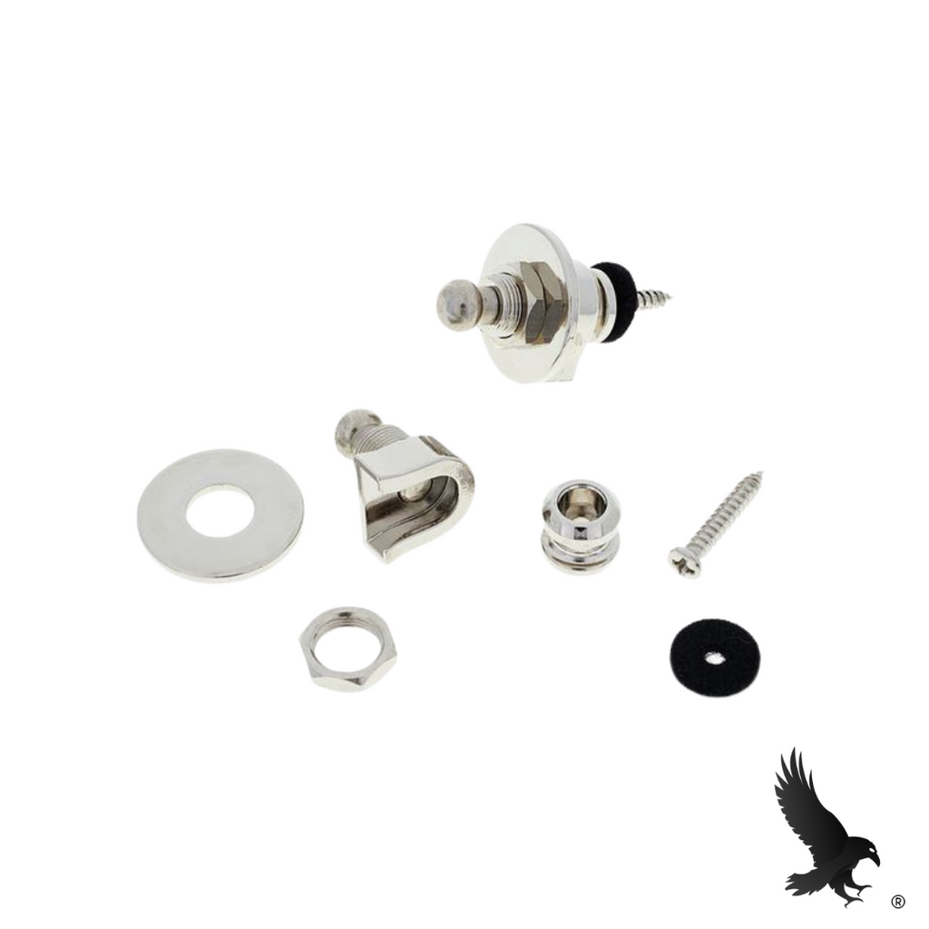Seguro de Correa Níquel para Guitarra/Bajo - Harley Benton Security Locks NI