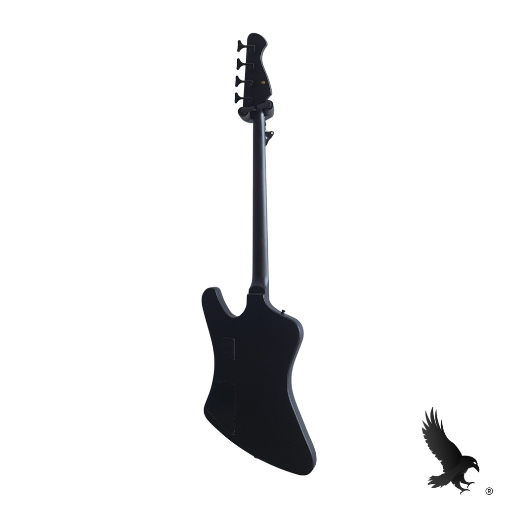 Bajo Eléctrico de 4 Cuerdas en Negro Mate - Harley Benton TB-70 SBK Deluxe Series