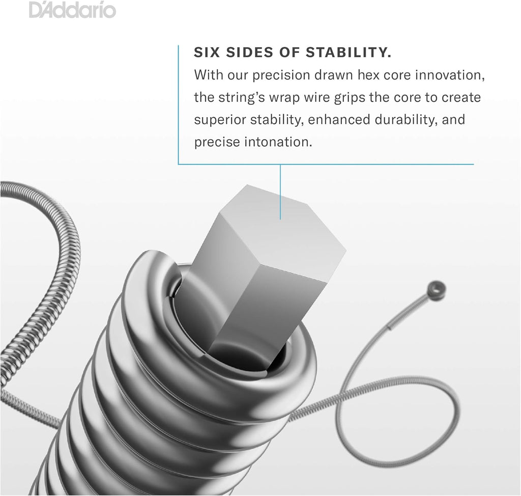 Juego de Cuerdas para Guitarra Eléctrica (Super Light 09-42) - D’Addario EPS520 XL ProSteels