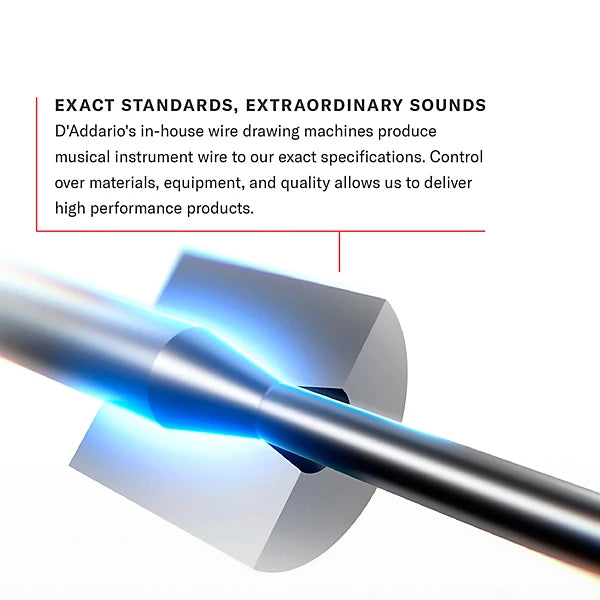 Juego de Cuerdas para Guitarra Eléctrica (Regular Light 10-46) - D’Addario EXL110 Nickel Wound