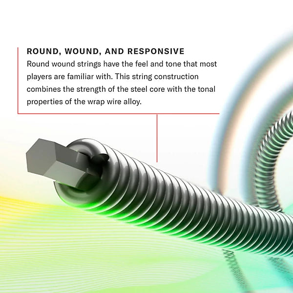 Juego de Cuerdas para Guitarra Eléctrica (Regular Light 10-46) - D’Addario EXL110 Nickel Wound