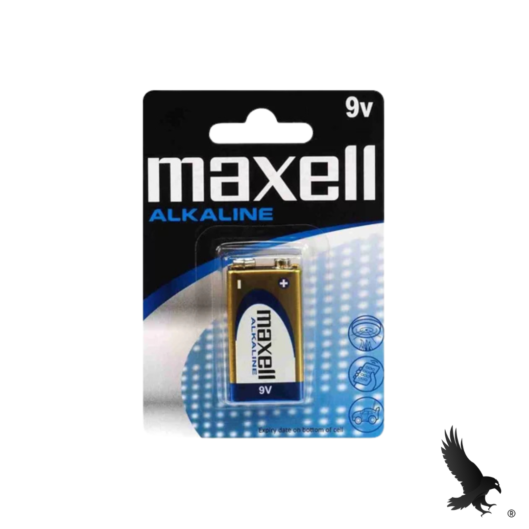 Bateria Alcalina MAXELL 6LF22 9V de Alto Rendimiento