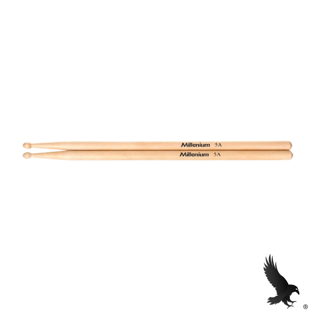 Millenium 5A Maple Drumsticks - Wood