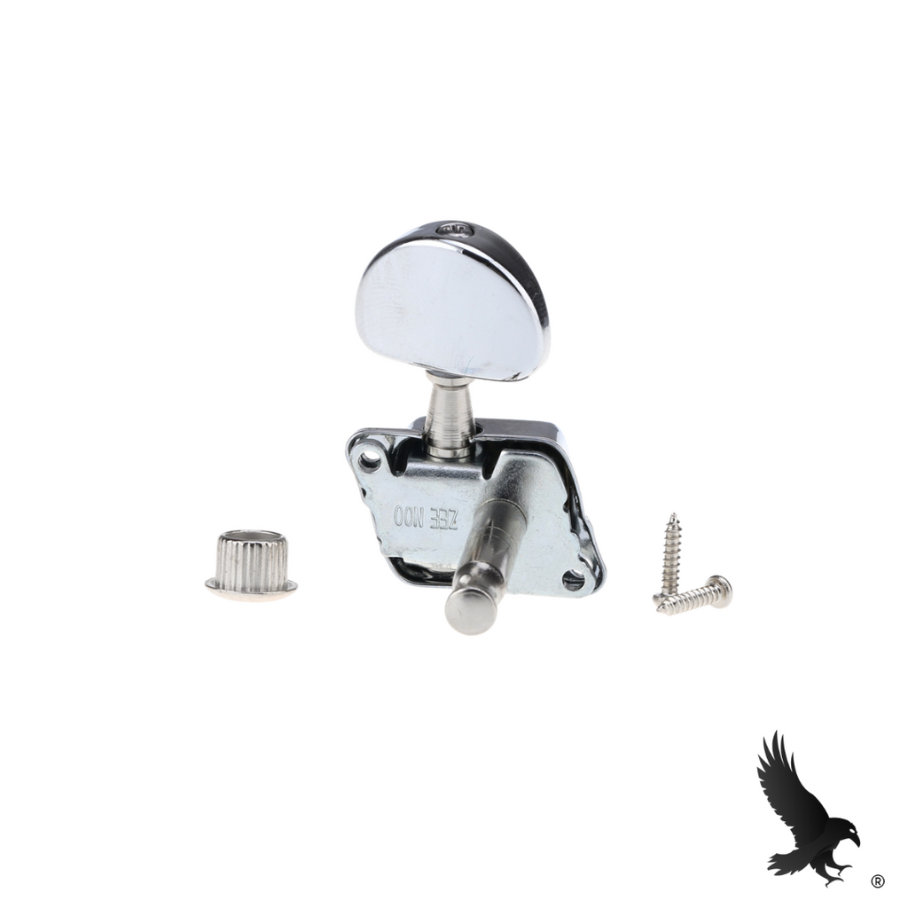 Clavijas de Afinación 3R3L Cromadas - Musiclily Pro 3R3L Guitar Semi-Closed Tuners Chrome