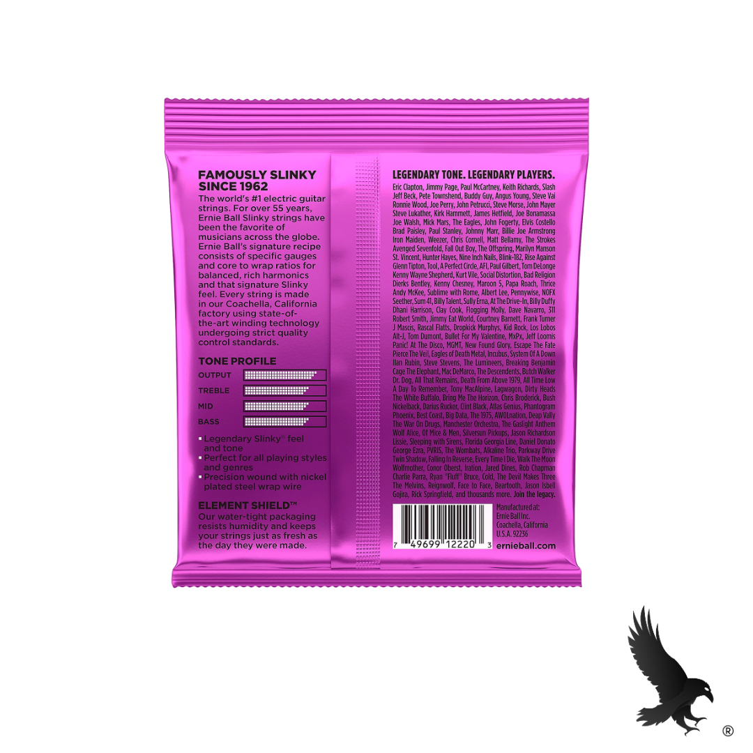 Juego de Cuerdas para Guitarra Eléctrica (Power Slinky 11-48) - Ernie Ball 2220 Nickel Wound