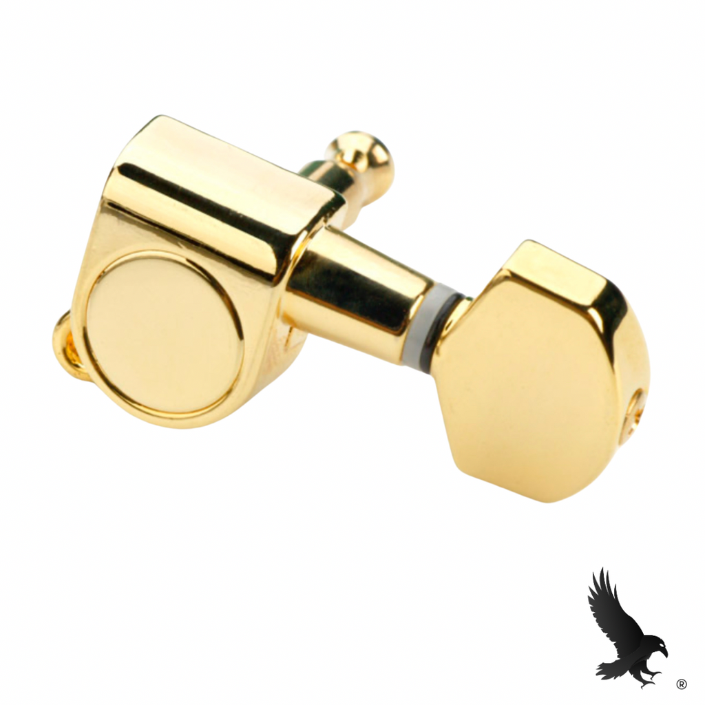 Clavijas de Afinación 3x3 con Botones en Acabado Dorado