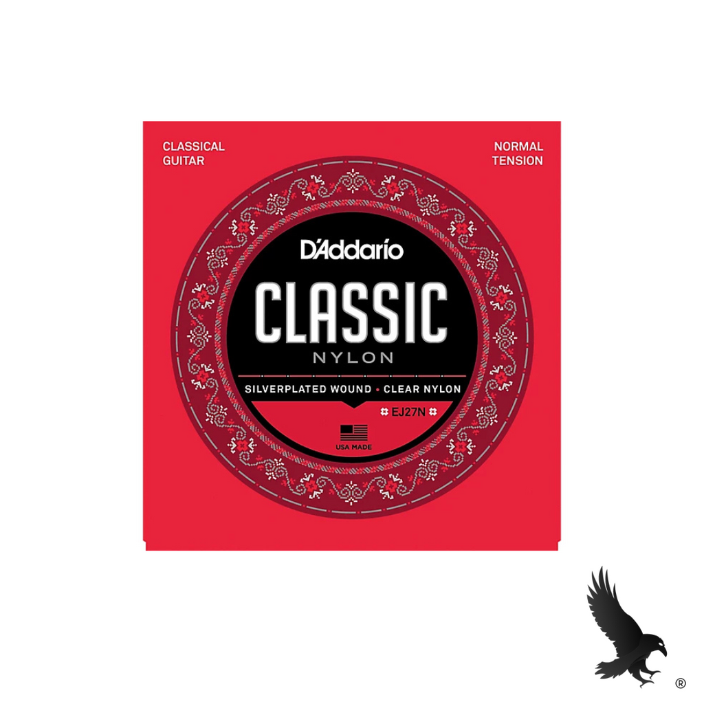 Juego de Cuerdas para Guitarra Clásica (Tensión Normal) - D’Addario EJ27N Student Nylon