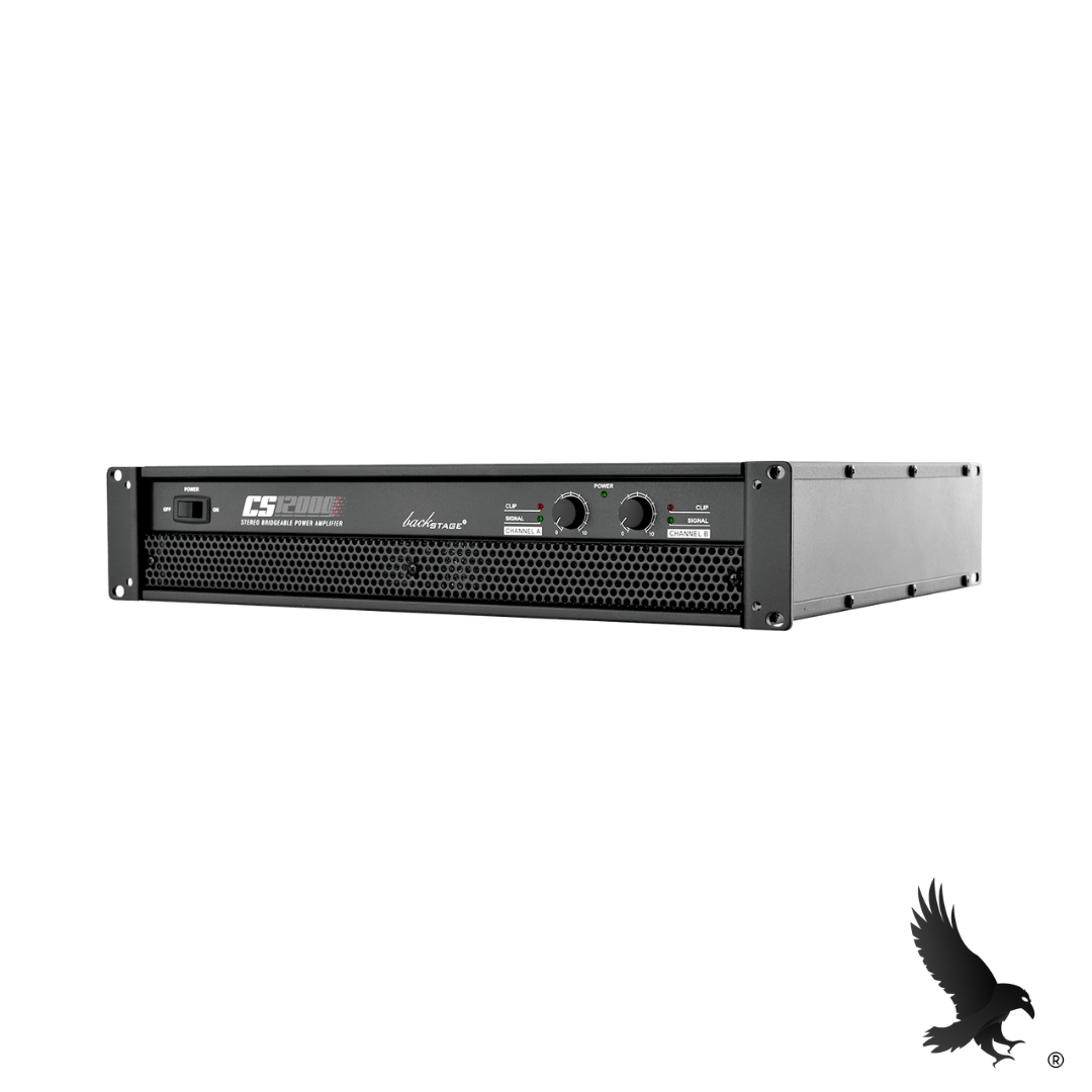Poder Amplificador Backstage CS-12000 2 canales 1600w 2ohms