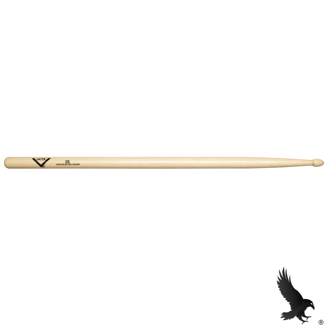 Vater Percussion USA Hand Selected Hickory 5B Wood Tip